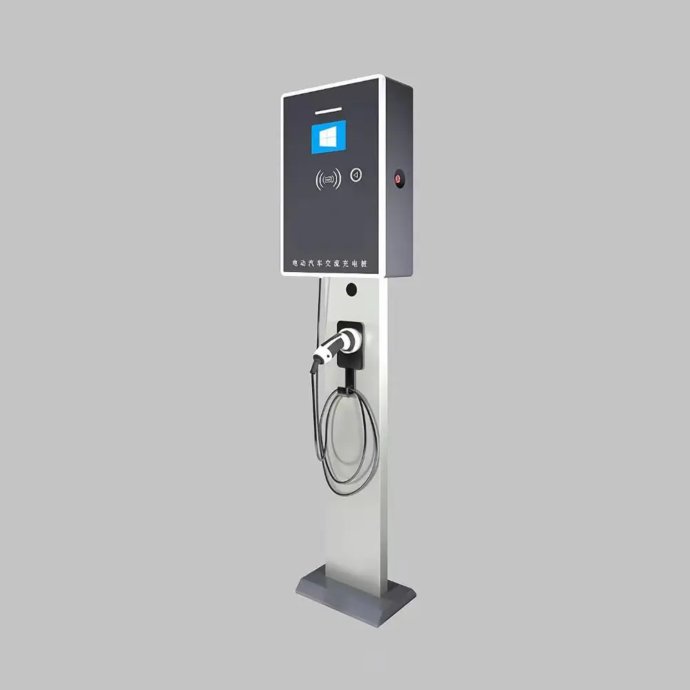 A detailed news article on AC EV charging post station
