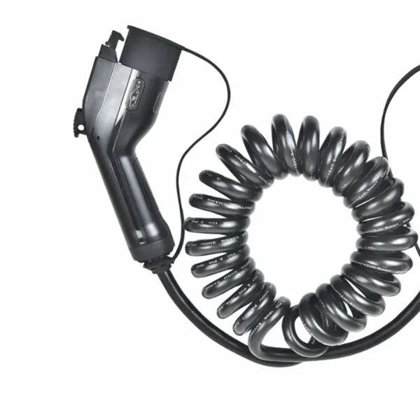 USA 16A 32A Type1 J1772 Charge Plug EV Connector Tethered Cable for Electric Car Charger