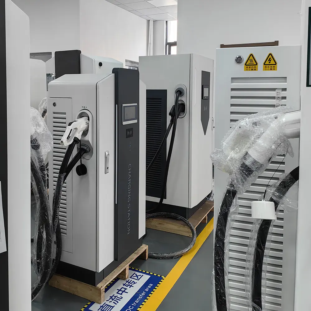 Factory Price 80 KW New Energy DC Charging Pile ODM/OEM Floor-Mounted DC Fast Charging Station Public EV Charger