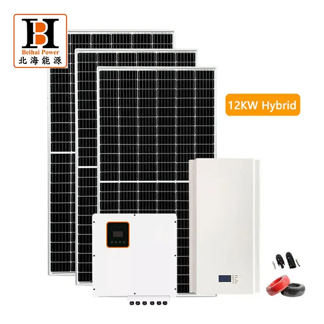 Hybrid 3kw 5kw 8kw 10kw Solar Power System Solar Generator for Home Use Solar System