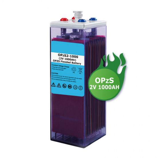 200Ah 300Ah 400Ah 600 1000Ah 2000Ah 3000 Ah  OPZV Battery