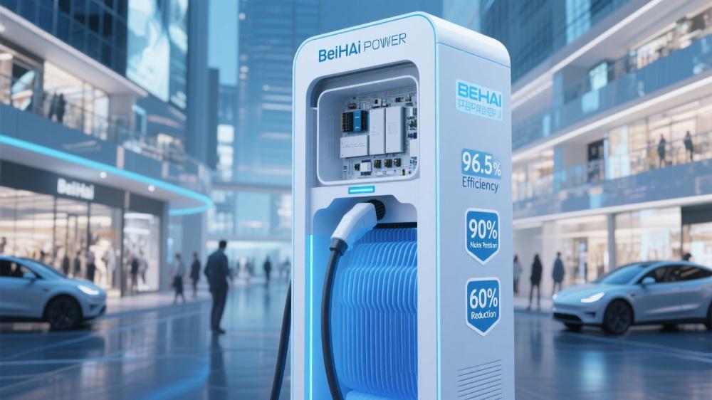 In order to solve the problems of high failure rate caused by harsh environment during the use of air-cooled modules and relatively poor heat dissipation function under long-term high-heat operation, the electronic components are designed in the closed box above the module by optimizing the air duct design.