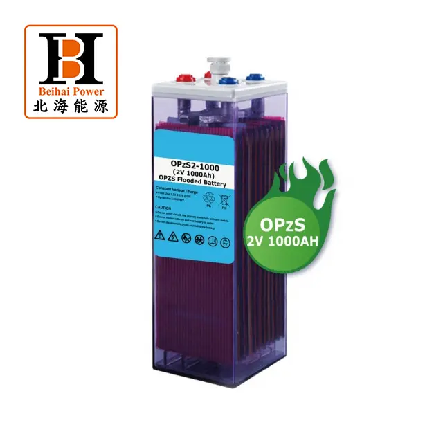 2V 800Ah Power Storage Opzs Flooded Tubular Lead Acid Battery for Solar System