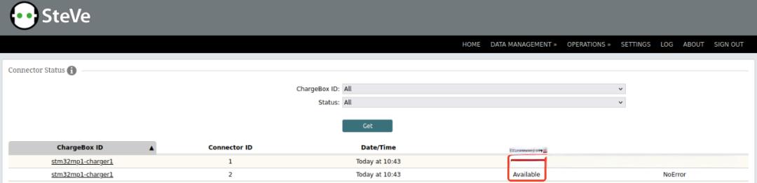 Charging gun available
