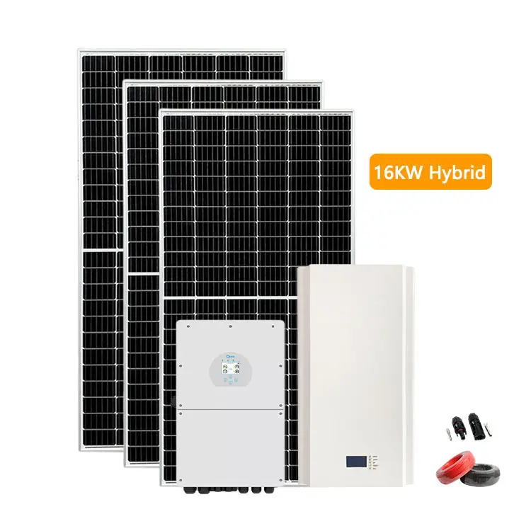 10KW 15KW 20KW 25KW 30KW Hybrid Solar Storage System With Lithium Ion Battery 20KWH
