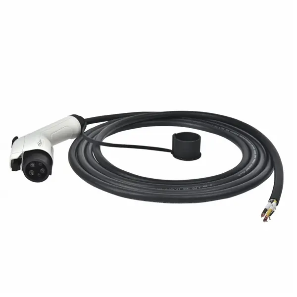 USA 16A 32A Type1 J1772 Charge Plug EV Connector Tethered Cable for Electric Car Charger