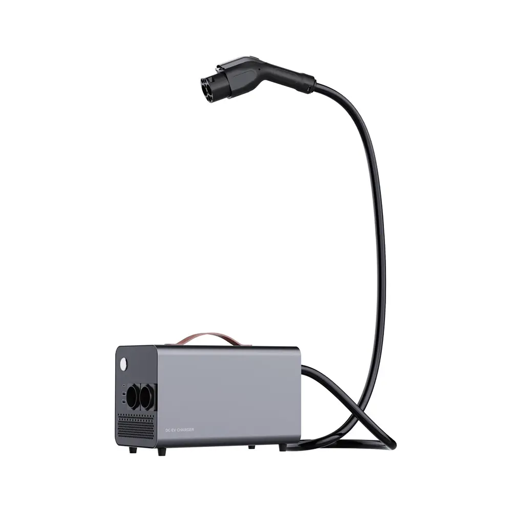 Portable V2L (V2H)DC Outbound Discharge Charger 7.5kW Removable DC charging Station for Charging Household Appliances Via Outdoor Electric Vehicles